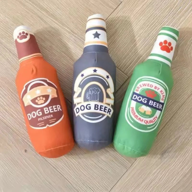 Cheerful Chew Beer Toys
