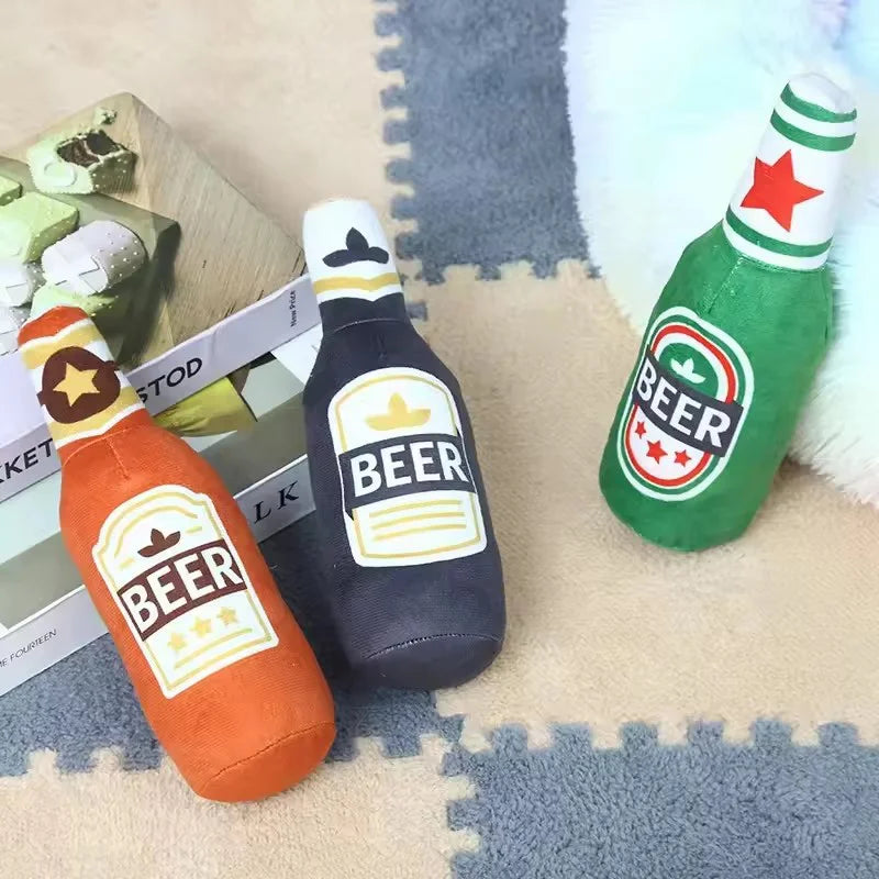 Cheerful Chew Beer Toys