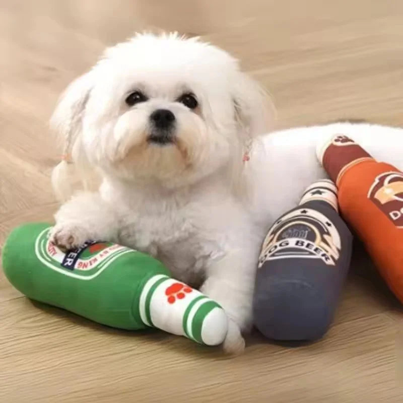 Cheerful Chew Beer Toys